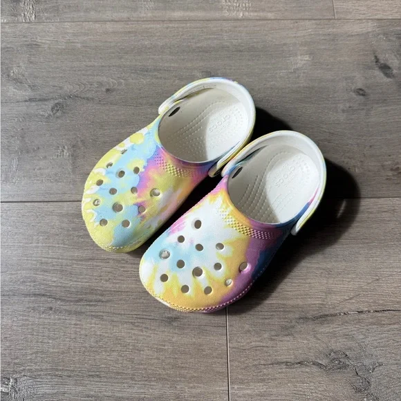 CROCS Colorful Tie dye Kids C10 - Picture 2 of 7
